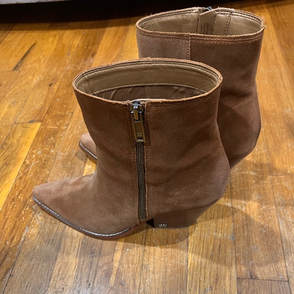 Sam Edelman Brown Suede Ankle Boots - Picture 11 of 13